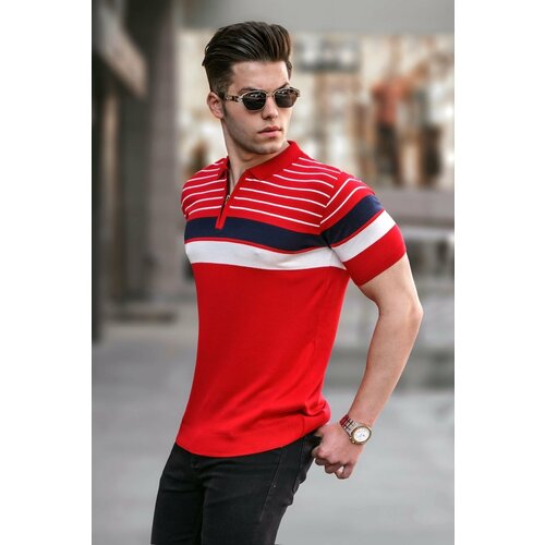 Madmext Polo T-shirt - Red - Regular fit Slike