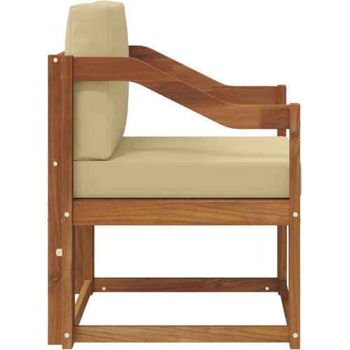  Set vanjskih sofa Čvrsto drvo akacije i poliester Slike
