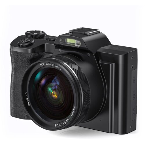 INF digitalni fotoaparat 5K/48MP/16X povečava/6-osni sistem proti tresljajem 3,5-palčni zaslon wifi, (21266062) Cene