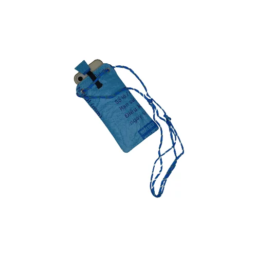REFISHED upcycle torbica za telefon 'swing' fish - svetlo modra