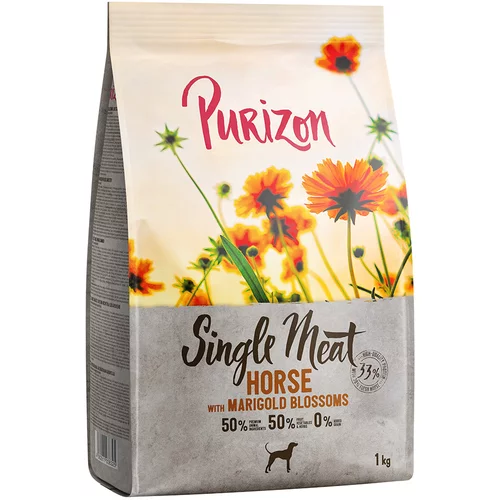 Purizon Single Meat Adult konjetina s batatom i cvijetom nevena - 1 kg