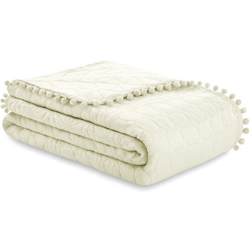 AmeliaHome Krem posteljno pregrinjalo Meadore, 220 x 240 cm Cene