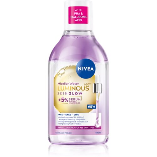 Nivea Luminous Skin Glow čistilna micelarna voda za osvetlitev kože 400 ml Cene