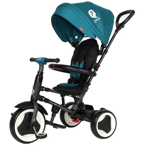 Qplay tricikl za decu 3u1 Rito Eva Green-Blue, 10m+ Cene