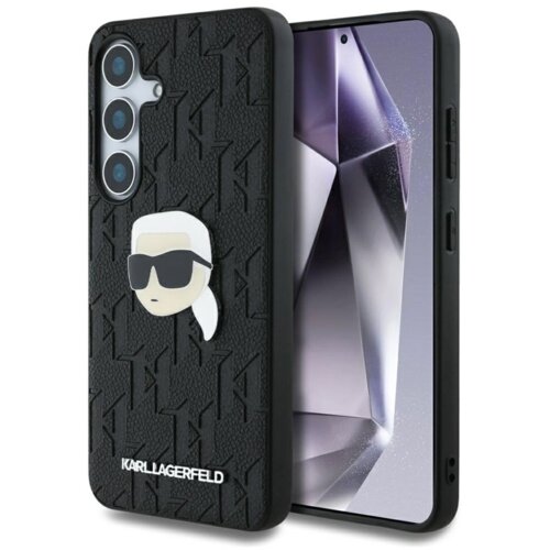 Maska Karl Lagerfeld Leather Monogram Pin Logo Karl Head za Samsung S25/ S931B crna Cene