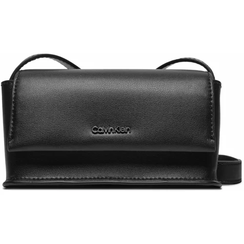 Calvin Klein Torbica za okrog pasu Calm Tailoring K50K511591 Ck Black Leather BEH