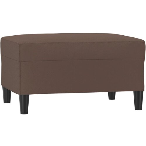 vidaXL Stolček za noge rjav 70x55x41 cm umetno usnje, (20983500) Cene