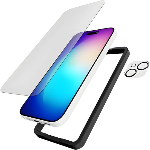Tech 21 za&scaron;titni set - futrola, za&scaron;titno staklo Impact, staklo za kameru - za Apple iPhone 15 Plus - Crna Cijene