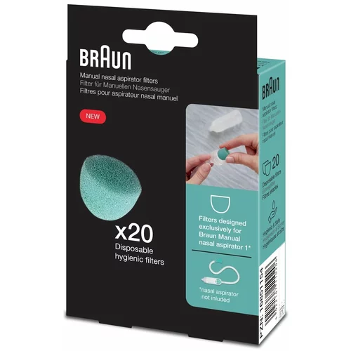 Braun BNF020, nadomestni filtri za ročni nosni aspirator
