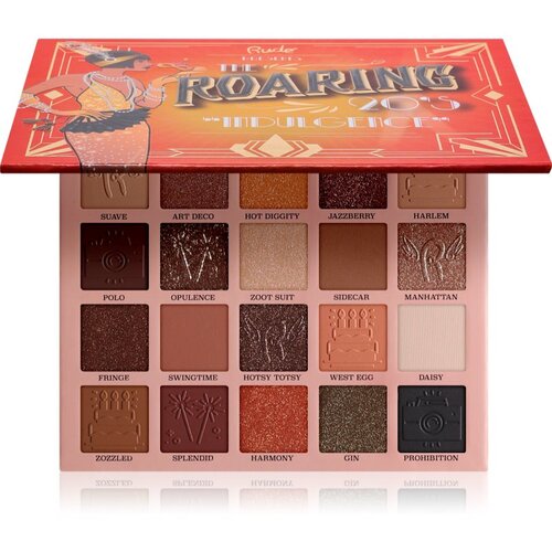 Rude Cosmetics The Roaring 20's Eyeshadow paleta senčil za oči odtenek Indulgence 24 g Cene
