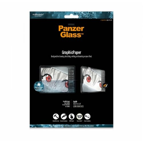 Panzerglass zaštita za ipad pro 12.9'' (2018/2020/2021/2022) case friendly graphicpaper ab Slike