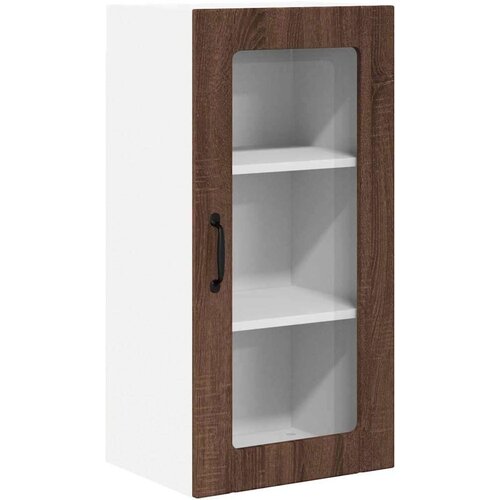  Zidni kuhinjski ormarić Zidne 2 pcs Smeđi hrast 40 x 31 x 80 cm Slike