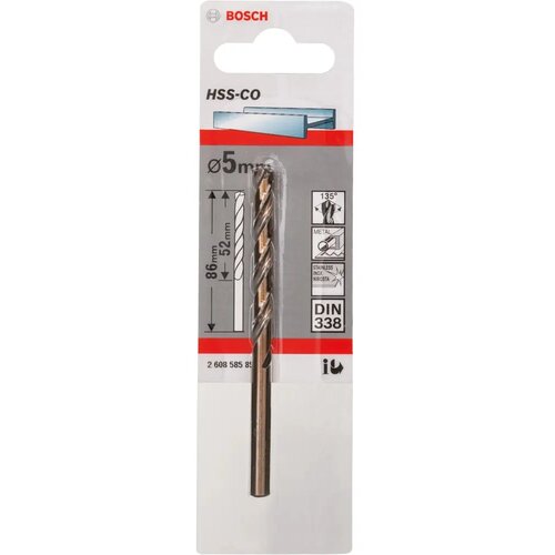 Bosch Svrdlo za metal PRO metal HSS-G, 5 x 52 x 86 mm Cijene
