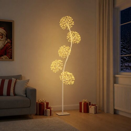  LED božićno drvce u obliku slova S 2 kom. Bijela Slike