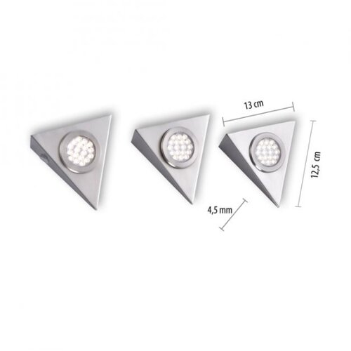 PAUL NEUHAUS 1119-55-3 - Komplet od 3 LED svetla za osvetljenje name&amp;scaron;taja sa senzorom, LED/2,5W/230V Slike