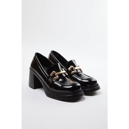 Trendyol Black Antique Buckled Women's Chunky Heel Shoes Cijene