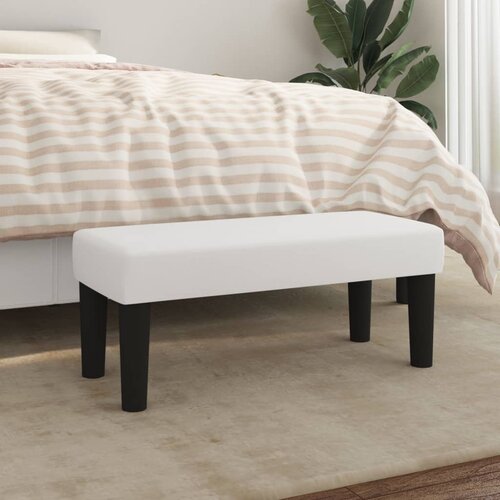 vidaXL Klop bela 70x30x30 cm umetno usnje Cene