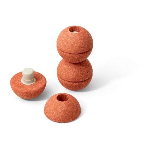 Modu loptice od pjene 3 kom, Burnt Orange / Dusty Green Slike