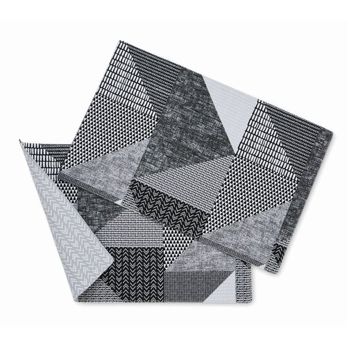 Catherine Lansfield Tekstilni pogrinjek 2 kos 46x30 cm Larsson Geo - Catherine Lansfield Cene