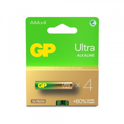 Gp Baterija ultra alkalna LR03 AAA 4kom Slike