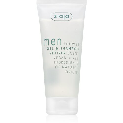 Ziaja Men gel za prhanje in &amp;scaron;ampon 2v1 za mo&amp;scaron;ke Vetiver 200 ml Slike
