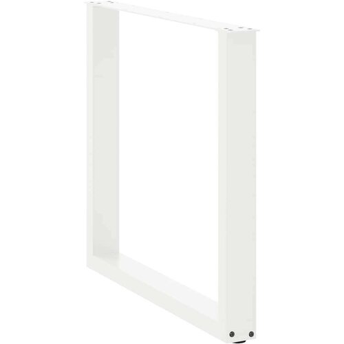  Noge stolića za kavu U-oblika 3 kom bijele 90x(72-73) cm čelik Slike