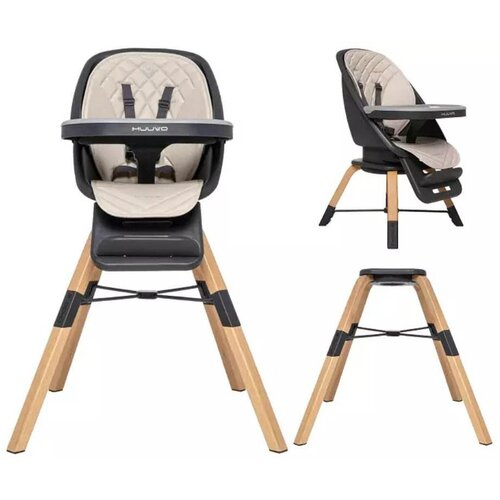 MUUVO Stolček za hranjenje CHOC 2 Beige Cene