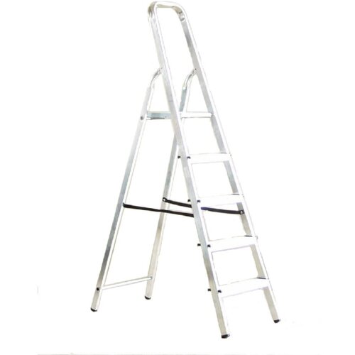 Alpos preklopne ljestve (5 stepenica, radna visina: 2,88 m, aluminij) Slike