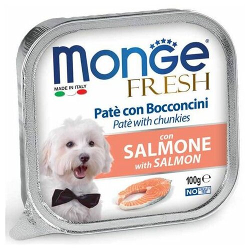 Monge fresh - losos 100gr pašteta za pse Slike