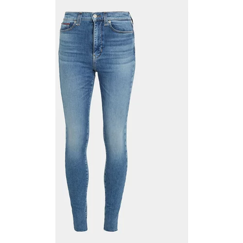 Tommy Jeans Jeans hlače Sylvia DW0DW16691 Modra Super Skinny Fit