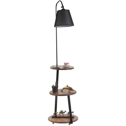 Opviq Podna lampa Sorti, 3 Shelves, E27 40W, Braon Cene