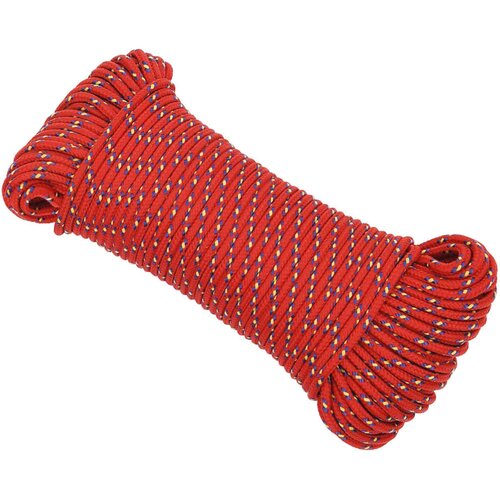  Brodski konop crveni 4 mm 50 m od polipropilena Slike