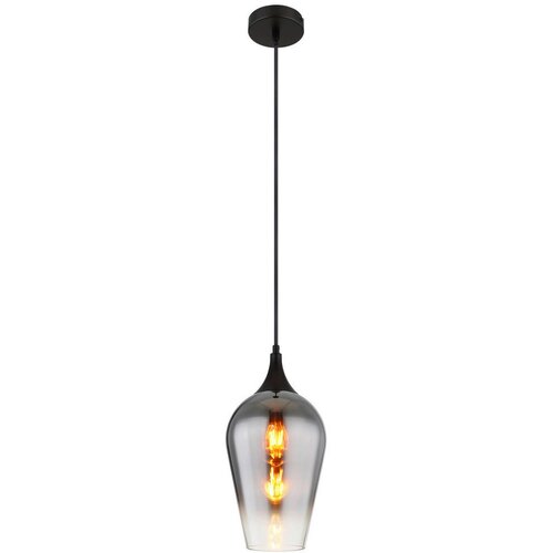 Globo 15552H3 - Viseći luster na sajli LAVUS 1xE27/60W/230V prečnik 18 cm crne boje Cene