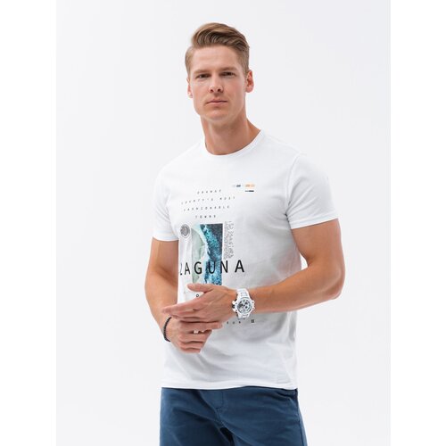 Ombre Men's printed cotton t-shirt Cene