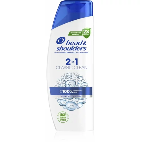 Head & Shoulders Classic Clean šampon proti prhljaju 2 v 1 330 ml