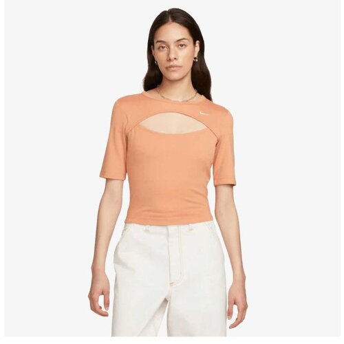 Nike ženska majica   W nsw essntl hlslv top cutout FB8282-225 Cene
