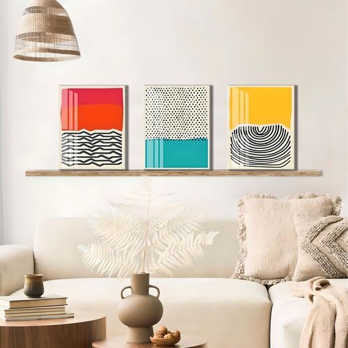 Wallity dekorativna slika UDC15, 30x40cm, 3 dela Cene