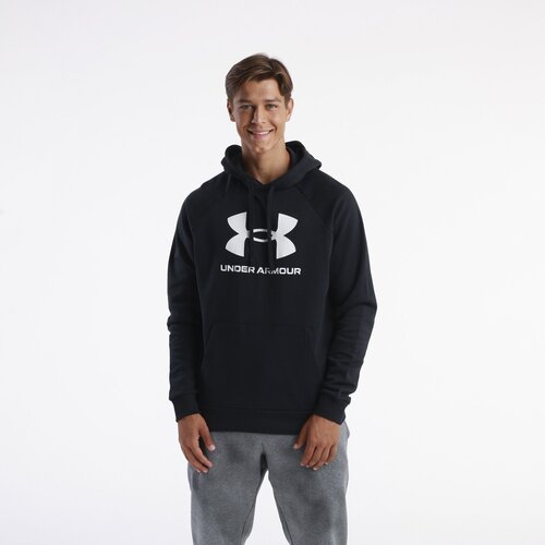 Under Armour UA Rival Fleece Logo HD Pulover Črna Cene