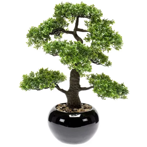 Emerald Umetni fikus mini bonsai zelene barve 47 cm 420006