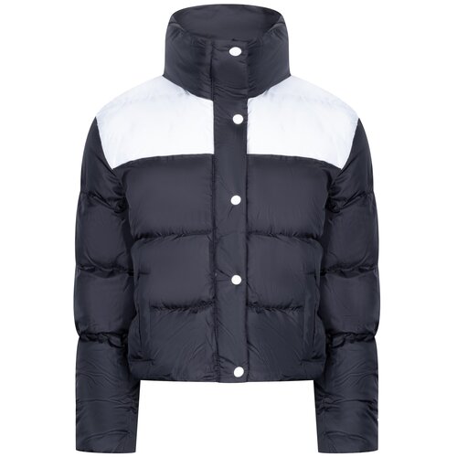 Dewberry Z6649 LADIES COAT-LIGHT BLACK-WHITE Cijene