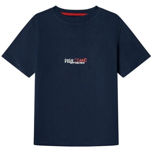 PepeJeans Majice s kratkimi rokavi PB5000157 595 Modra Slike