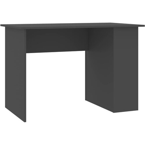  Radni stol sivi 110 x 60 x 73 cm od iverice Slike