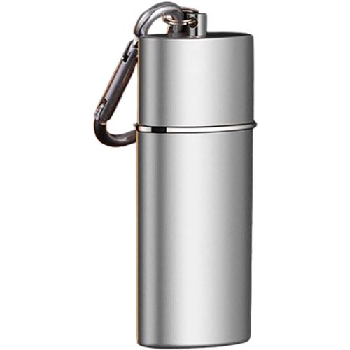 INF Kreativen pepelnik z izvlečnim predalom, prenosni mini kovinski pepelnik Silver, (5000241904) Cene