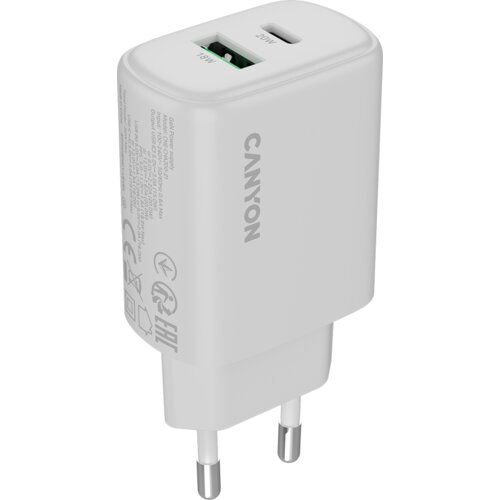 Canyon charger OnCharge 200 20W 1xPD 1xQC EU White Cijene