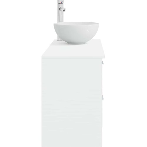  Set namje&amp;scaron;taja za kupaonicu 2 kom. Bijela Konstruirano drvo 49,5 x 41 x 80 cm Slike