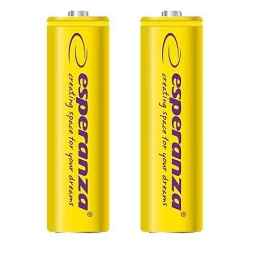 Punjive baterije ESPERANZA RECHARGEABLE Ni-MH AA 2000MAH 2kom. yellow, EZA103Y