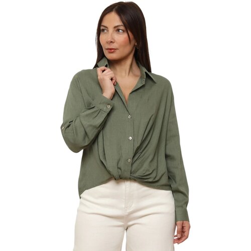 La Modeuse Srajce &amp;amp; Bluze 73824_P174240 Zelena Slike