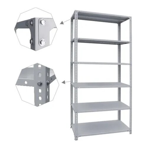 SUPERHOME 200x75x30 6x40kg Potpuno Metalna Montažna Polica Cene