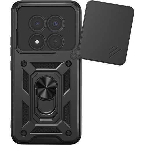Oem Mayaxess, Prstanasti etui za Redmi Note 15 Pro Plus 5G z drsnim pokrovčkom kamere, Črna, (5000274564) Cene