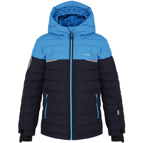 LOAP Kids ski jacket FUMAR Dark blue/Blue Slike